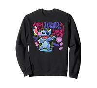 Disney Lilo & Stitch Stay Weird To Your Self Colorful Sketch Sudadera