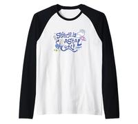 Disney Lilo & Stitch Stitch Is Coastal Cool Big Chest Logo Camiseta Manga Raglan