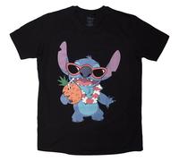 Disney Lilo & Stitch Stitch Pineapple con licencia Camiseta hombre