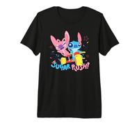 Disney Lilo & Stitch Sugar Rush Angel Stitch Ride Chest Logo Camiseta premium