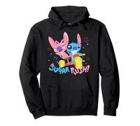 Disney Lilo & Stitch Sugar Rush Angel Stitch Ride Chest Logo Sudadera con Capucha