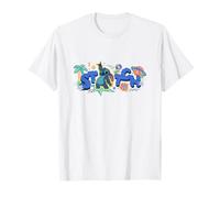 Disney Lilo & Stitch The Main Star Stitch Big Chest Logo Camiseta