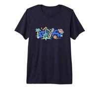 Disney Lilo & Stitch The Main Star Stitch Big Chest Logo Camiseta premium