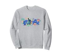 Disney Lilo & Stitch The Main Star Stitch Big Chest Logo Sudadera