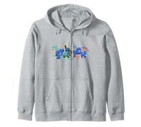 Disney Lilo & Stitch The Main Star Stitch Big Chest Logo Sudadera con Capucha