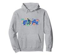 Disney Lilo & Stitch The Main Star Stitch Big Chest Logo Sudadera con Capucha