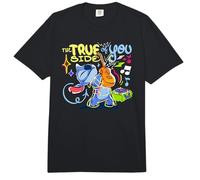 Disney Lilo & Stitch The True Of You Side Colorful Sketch Comfort Colors Adult Heavyweight T-shirt