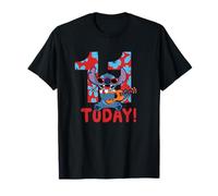 Disney Lilo & Stitch Tropical Birthday 11 Years Old Today Camiseta