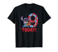 Disney Lilo & Stitch Tropical cumple 9 años hoy Camiseta