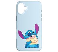 Disney Lilo & Stitch Wedding Party Crasher Stitch with Cake Carcasa para iPhone 16 Plus