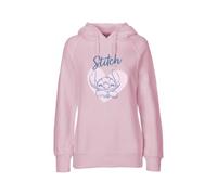 Disney Lilo und Stitch - Sudadera con capucha para mujer, color rosa y azul, talla S a L, sudadera con capucha, para adolescentes, Rosa., L