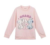 Disney Lilo und Stitch - Sudadera con capucha para niños y adolescentes, sudadera genial, azul oscuro o rosa, suave y cálida, tallas 128-164 cm, Rosa., 128