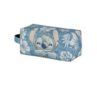 Disney Lilo y Stitch Aloha-Neceser de Viaje Brick Plus, Azul, 25 x 12 cm