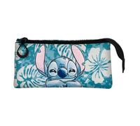 Disney lilo y stitch aloha-portatodo triple fan 2.0, azul, 23 x 11 cm