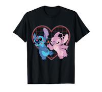 Disney Lilo y Stitch Angel Corazón y Besos Camiseta Camiseta
