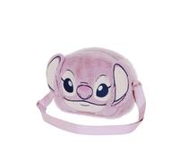 Disney Lilo y Stitch Angel Heart-Mini Bolso Bandolera Plush, Rosa