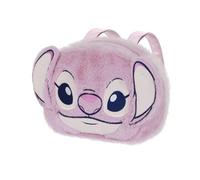 Disney Lilo y Stitch Angel Heart-Mochila Plush Face, Rosa