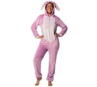 Disney Lilo Y Stitch Body Mujer, Onesie Mujer De Angel, Pijama Stitch para Adultas, Disfraz Pijama De Angel, Rosa S
