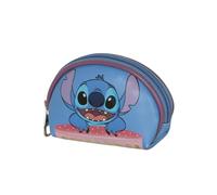 Disney Lilo y Stitch Cake-Monedero Oval Casual, Azul, 12 x 9 cm
