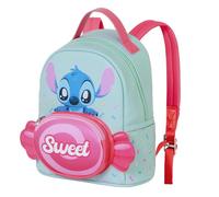 Disney Lilo y Stitch Candy-Mochila Heady Pequeña, Azul, 22 x 25 cm, Capacidad 5 L