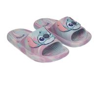 Disney Lilo y Stitch Chanclas para Niñas, Chancletas, Azul Claro, Separador de Dedos, Pantuflas de Baño, Super Suave y Ligero, Rosa, azul, 30/31 EU