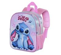 Disney Lilo y Stitch Cosmic-Mochila 3D Elite, Rosa, 25 x 30 cm, Capacidad 7 L