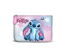 Disney Lilo y Stitch Cosmic-Monedero Cuadrado Pequeño, Rosa, 13 x 10 cm