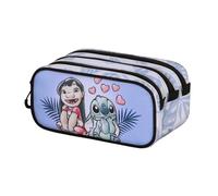 Disney Lilo y Stitch Couple-Estuche Portatodo Trick Fan 2.2, Lila, 23 x 11 cm
