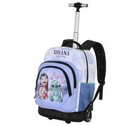 Disney Lilo y Stitch Couple-Mochila Trolley GTS FAN, Lila, 32 x 47 cm, Capacidad 30 L