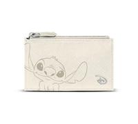 Disney Lilo y Stitch Cream-Tarjetero Slim, Hueso, 14 x 8 cm