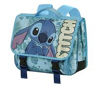 Disney Lilo y Stitch Cute-Mochila Cartable 2.0, Azul, 38 x 30 cm, Capacidad 13.5 L