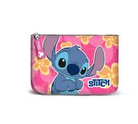 Disney Lilo y Stitch Cute-Monedero Cuadrado Pequeño, Rosa, 13 x 10 cm