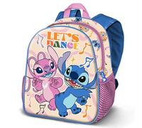 Disney Lilo y Stitch Dance-Mochila 3D Elite, Rosa, 26 x 31 cm, Capacidad 8 L