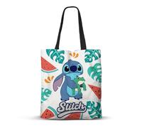 Disney Lilo y Stitch Frog-Bolsa de la Compra Shopping FAN, Multicolor, 33 x 40 cm