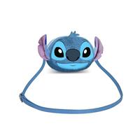 Disney Lilo y Stitch Heart-Mini Bolso Bandolera Plush, Azul