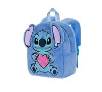 Disney Mochila Lilo y Stitch Heart de peluche Azul