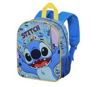 Disney Lilo y Stitch Hello-Mochila 3D Elite, Azul, 26 x 31 cm, Capacidad 8 L