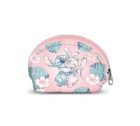 Disney Lilo y Stitch Hug-Monedero Oval Casual, Rosa, 12 x 9 cm
