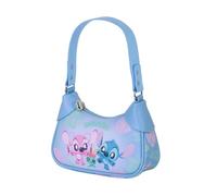 Disney Bolso Jolly Fancy Casual Lilo y Stitch, Azul, 21,5 x 14,5 cm