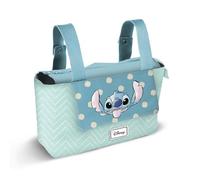 Disney Lilo y Stitch Lovely-Bolso Organizador Carro Bebé Hamper Mommy, Azul, 39 x 24 cm, Capacidad 10 L