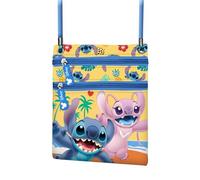 Disney, Bolso Action Vertical Unisex Kids, Azul Lilo y Stitch, One size
