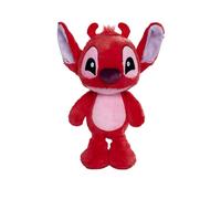 Disney Lilo y Stitch - Peluche de Leroy (25 cm), Color Rojo