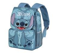 Disney Lilo y Stitch Sit-Mochila Pequeña Expandible EXP, Azul, 26 x 34 cm, Capacidad 15 L