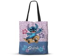 Disney lilo y stitch skate-bolsa de la compra shopping fan, lila, 33 x