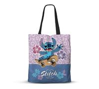 Disney Lilo y Stitch Skate-Bolsa de la Compra Shopping FAN, Lila, 33 x 40 cm