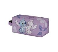 Disney Lilo y Stitch Stitch & Angel-Neceser de Viaje Brick Plus, Rosa, 25 x 12 cm