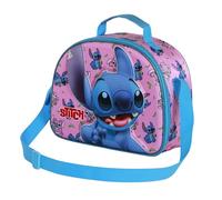 Disney Lilo y Stitch Surprise-Bolsa Portamerienda 3D, Azul, 26 x 20 cm