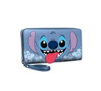 Disney Lilo y Stitch Tongue-Billetero Essential, Azul, 19 x 10 cm