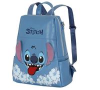 Disney Lilo y Stitch Tongue-Mochila Shield, Azul, 28 x 33 cm, Capacidad 10 L