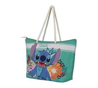 Disney Lilo y Stitch Tropic-Bolsa de Playa Soleil, Azul, 52 x 37 cm